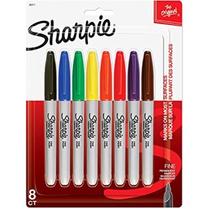 image:imageSharpie Permanent Markers Fine Point Assorted Colors 12 Count  School Office Arts amp Crafts Desk SuppliesAssorted