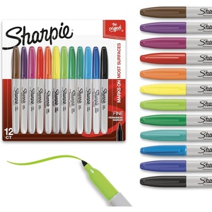 image:imageSharpie Permanent Markers Toy Story 5 Packaging Assorted Fine Point 12 Count12 Count Pack of 12