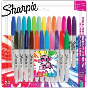 image:imageSharpie Permanent Markers Toy Story 5 Packaging Assorted Fine Point 24 CountColor Burst