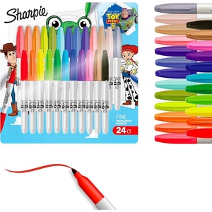 image:imageSharpie Permanent Markers Toy Story 5 Packaging Assorted Fine Point 24 CountToy Story