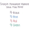 image:imageSharpie 37675PP Permanent Markers Ultra Fine Point Assorted Colors 5 CountSolid