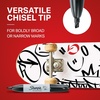 image:imageSharpie Permanent Markers Chisel Tip Black 36 Count  Home School Office Supplies1 Count Pack of 36