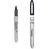 image:imageSharpie Permanent Markers Fine Tip Black 5 Count  Quick Drying Fade Resistant6 Count Pack of 1