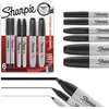 image:imageSharpie Permanent Markers Fine and UltraFine Points Assorted 10 Count USA 250th Anniversary EditionBlack