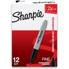 image:imageSharpie Super Permanent Markers Fine Point Black 12 Count  Quick Drying For Classroom Poster Boards Office Home Teacher SuppliesMarker