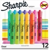 image:imageSharpie Tank Highlighters Assorted Colors Chisel Tip Back to School Essentials Teacher amp Office Supplies SmearResistant 12Pack1 Count Pack of 12