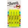 image:imageSharpie Tank Yellow Highlighters Marker Set Study Essentials Chisel Tip Ideal for Back to School and Teacher Supplies SmearResistant 4Pack1