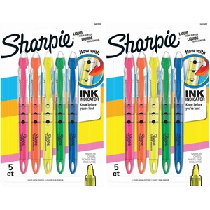 image:imageSharpie Liquid Highlighters Chisel Tip 5 Count  Office Classroom Desk School Supplies1 Count Pack of 10