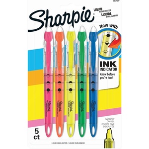 image:imageSharpie Liquid Highlighters Chisel Tip 5 Count  Office Classroom Desk School Supplies1 Count Pack of 5