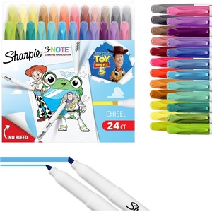 image:imageSharpie SNote Creative Highlighters Toy Story 5 Packaging Chisel Tip Assorted 24 Count24 Count  Toy Story